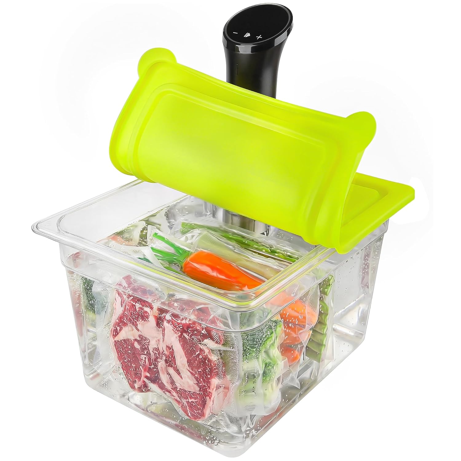LIPAVI C10 Polycarbonate Sous Vide Container with Rack